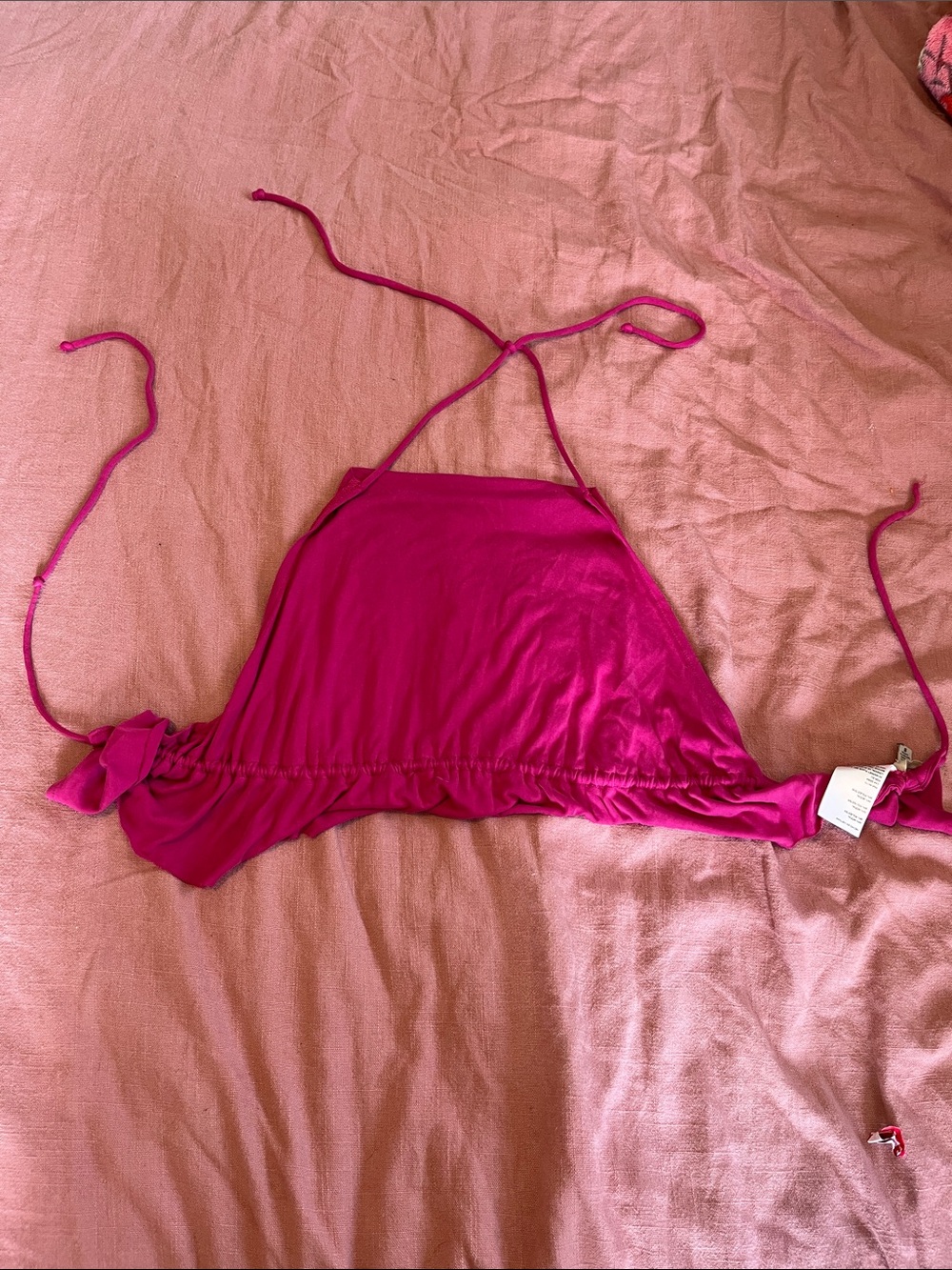ECOTE Hot Pink Halter Top